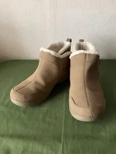 【23.0 cm】crocs ベージュ ブーツ