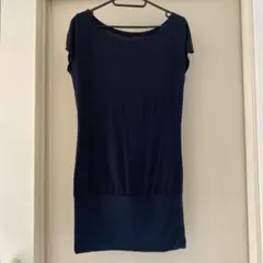 TOP SHOP トップショップ ミニワンピース ネイビー 半袖のサムネイル