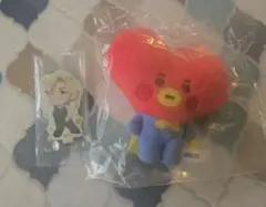 BT21 TATA ぬいぐるみマスコット TinyTANキラスタンド V