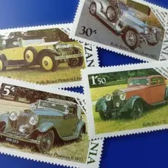 10005 外国切手 タンザニア 1986年 自動車誕生100周年 4V