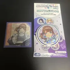 プロセカ　ローソンコラボ　ホログラム缶バッジ　& クリアカード