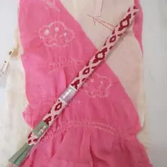 冬用絞り帯揚げ帯締めセット正絹未使用 No407