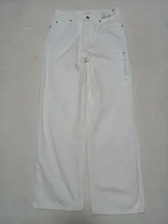 ユニクロバギージーンズ26ホワイト 2023春夏　　 ゆき様　専用