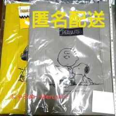 PEANUTS スヌーピーメイト レジバッグ グレー イエロー セット レジかご