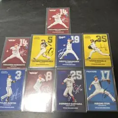 プロ野球 カルビー タイトルホルダー 2024 サイン入りカードセット