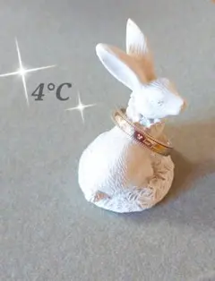 【値下げ】4°C ヨンドシー ディズニーコラボ シルバー ノーツリング