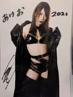 スターダム　鹿島沙希　サイン入りポートレートのサムネイル
