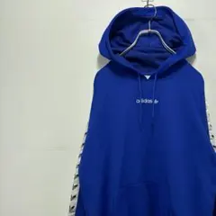 adidas アディダス パーカー 刺繍ロゴ 古着