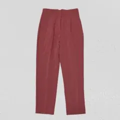 ZARA WOMAN♡ハイウエストスラックスパンツ　テーパード　ピンク　M