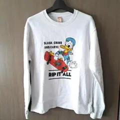 UNIQLO UT ディズニー ドナルドダック スケートボード スウェット M