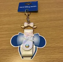 ディズニー　マリーちゃん　リボン　カチューシャホルダー　ストラップ　キーホルダー