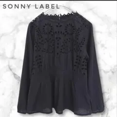 SONNY LABEL ブラック刺繍長袖ブラウスのサムネイル