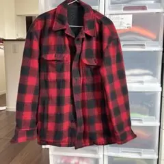 ラグスマックレガー CPO ジャケット チェック M 黒 赤