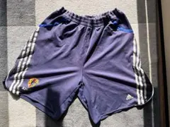 サッカー日本代表adidas ハーフパンツ ネイビー