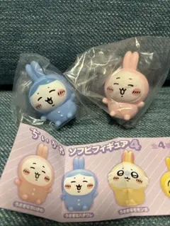 ちいかわ ソフビフィギュア4 ちいかわとハチワレ