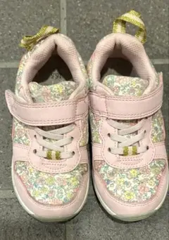 IFME calin 花柄ピンクスニーカー 16.5cm