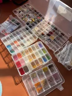 ハンドメイド　ビーズセット　アクセサリー　パーツ　金具