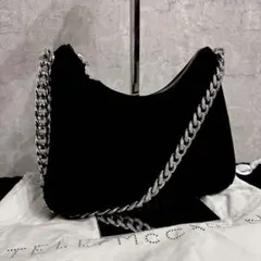 美品 ステラマッカートニー　ファラベラ　ワンショルダーバッグ　チェーン　ブラック