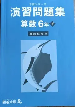 四谷大塚 演習問題集2025 算数 難関校対策 6年 下