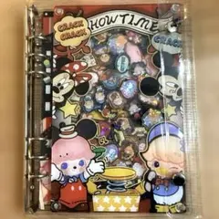 アクリル　シャカシャカノート　シール帳　透明カバー付き　A5