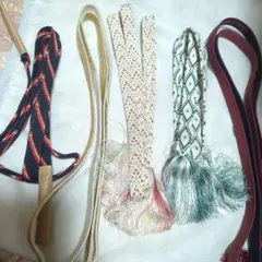 伝統的な帯締め5本セット