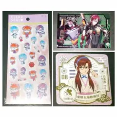 ‎新世紀エヴァンゲリオン ウエハース カード コースター ステッカー シール