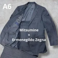 Ermenegildo Zegna セットアップスーツ A6 ミディアムグレー