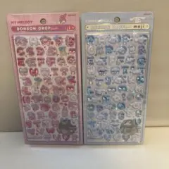 新製品　シナモロール・マイメロディ ボンボンドロップシールセット　英字　サンリオ