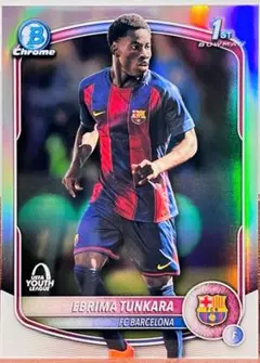 Ebrima Tunkara Topps Chrome 1st Bowman