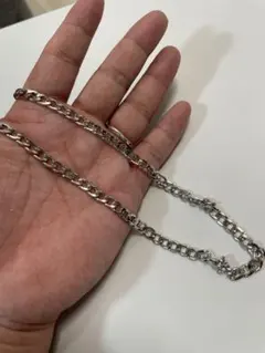 ステンレス　チェーンネックレス5mm 約50cm