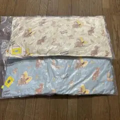 (タグ付き)おさるのジョージロングクッション　インテリア　2色セット