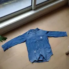 NANO UNIVERSE ダメージデニムシャツ