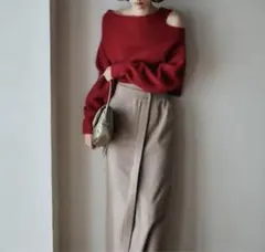 【新品】COCODEAL ココディール ウールリメイクペインタースカート