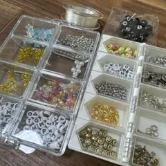 ビーズセット 透明ケース付き　まとめうり