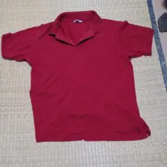 赤のポロシャツ