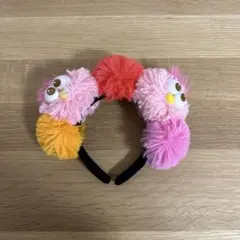 ユニバ　カチューシャ　エルモ　モッピー