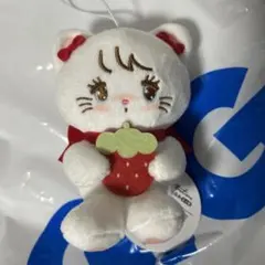 mikko illustrations いちごマスコットぬいぐるみ　ムース