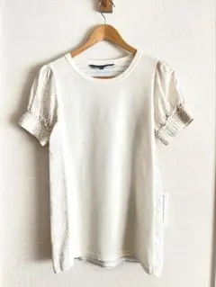 MARC BY MARC JACOBS 花柄とボーダー、パフスリーブTシャツ Sのサムネイル