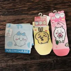 ちいかわ グッズ3点セット 京都限定靴下 うさぎソックス ハチワレタオルのサムネイル