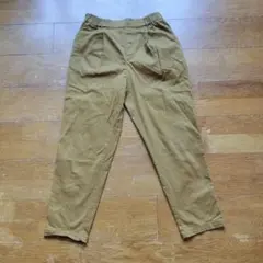 美品 スタジオクリップ ベージュ チノパン リラックスフィット