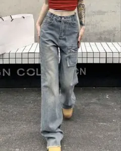 shein デニムパンツ