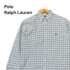 【人気】ラルフローレン ボタンダウンシャツ M ギンガムチェック BDシャツ