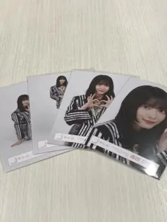 森田ひかる 櫻坂46 生写真 5th アニバ ライブ衣装 ストライプ 8種