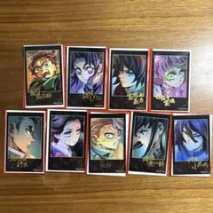 鬼滅の刃 ティザービジュアル第一弾 ランダムチェキ風ブロマイド 全9種セット