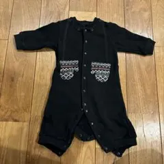 COMME CA FOSSETTE ブラックロンパース 70cmのサムネイル