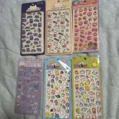 3Dリリーフシール 6パックセット NEKO