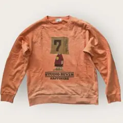 STUDIO SEVEN スタジオセブン 長袖 プリント スウェット トレーナー