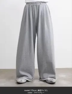 SINSS 2タックスウェットパンツ　グレー