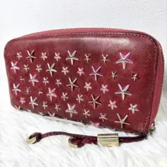 JIMMY CHOO ジミーチュウ 長財布 星型スタッズ ピンクのサムネイル