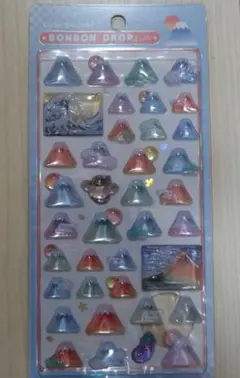 正規品 クーリア ボンボンドロップシール　和柄 富士山